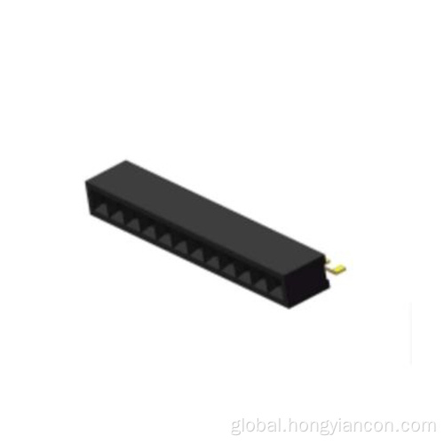 Female Header Connector 1.00mm Female Header Single Row Angle SMT Type Supplier